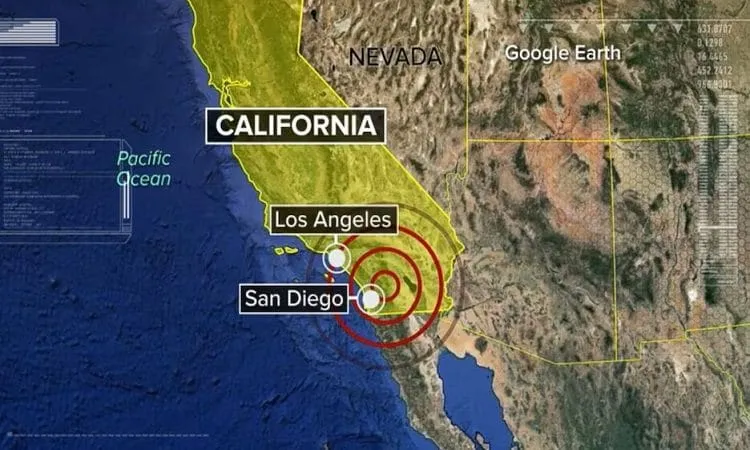 Earthquake in California