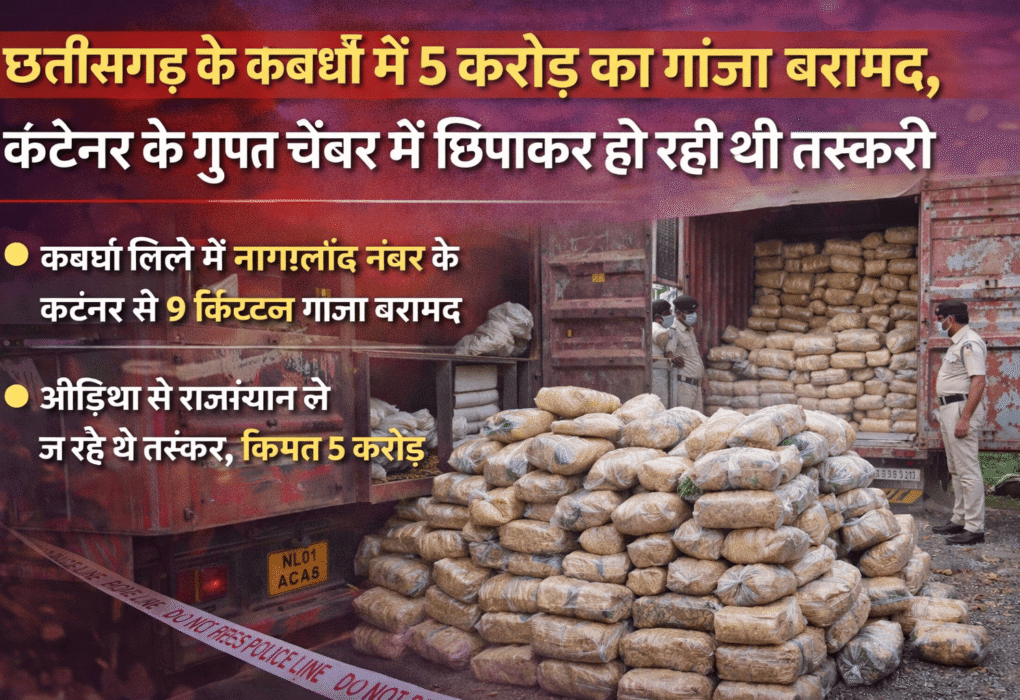 Chhattisgarh Ganja Seizure