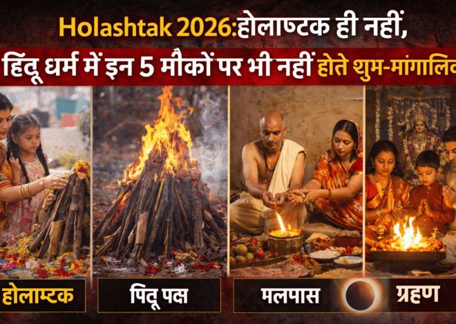 Holashtak Shubh Muhurat: होलाष्टक ही नहीं, हिंदू धर्म में इन 5 मौकों पर भी नहीं होते शुभ-मांगलिक कार्य