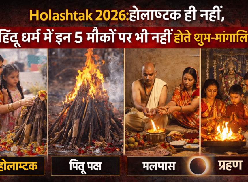 Holashtak Shubh Muhurat: होलाष्टक ही नहीं, हिंदू धर्म में इन 5 मौकों पर भी नहीं होते शुभ-मांगलिक कार्य