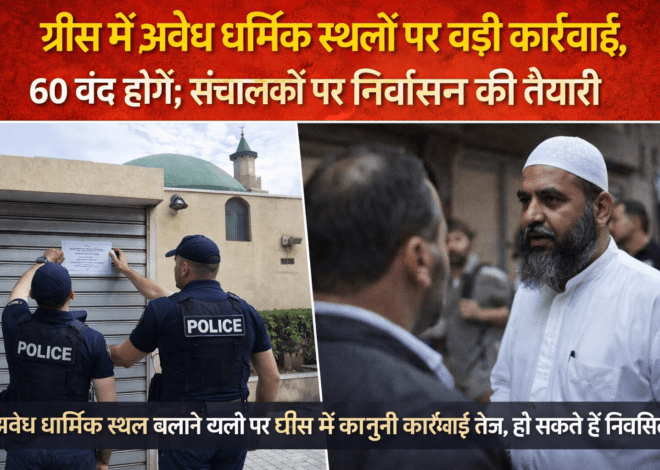 Illegal Mosques Crackdown: ग्रीस में अवैध मस्जिदों पर बड़ी कार्रवाई, 60 बंद होंगे; संचालकों पर निर्वासन की तैयारी