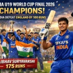 India U19 World Cup
