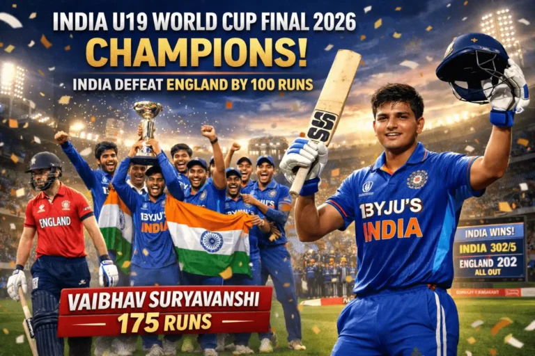India U19 World Cup