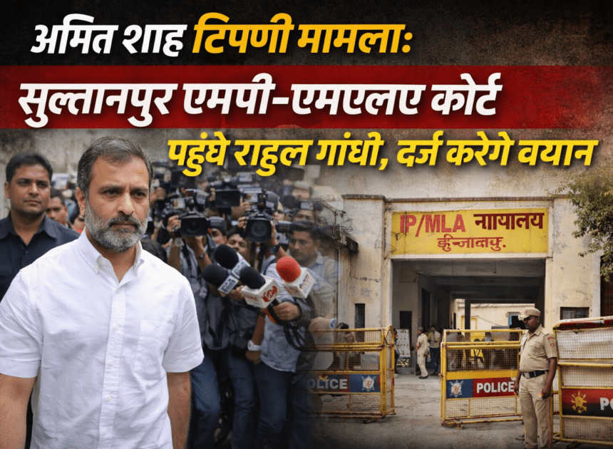 Rahul Gandhi Court Statement: अमित शाह टिप्पणी मामला, सुल्तानपुर एमपी-एमएलए कोर्ट पहुंचे राहुल गांधी, दर्ज करेंगे बयान