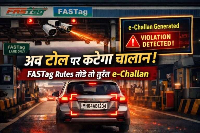 Toll Plaza e-Challan System India