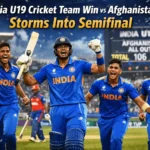 India U19 Cricket Team Win
