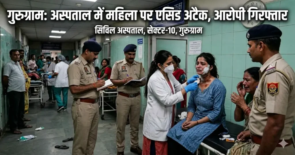 Acid Attack in Civil Hospital