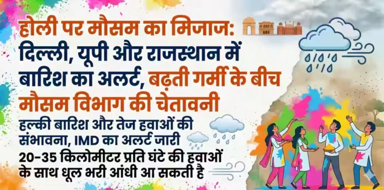 Holi Weather Forecas