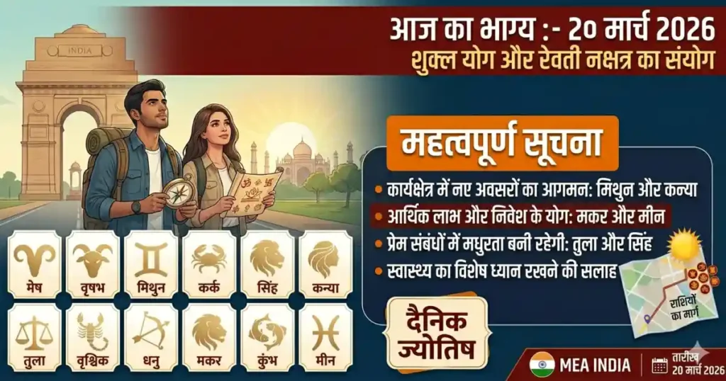 Horoscope 20 March 2026