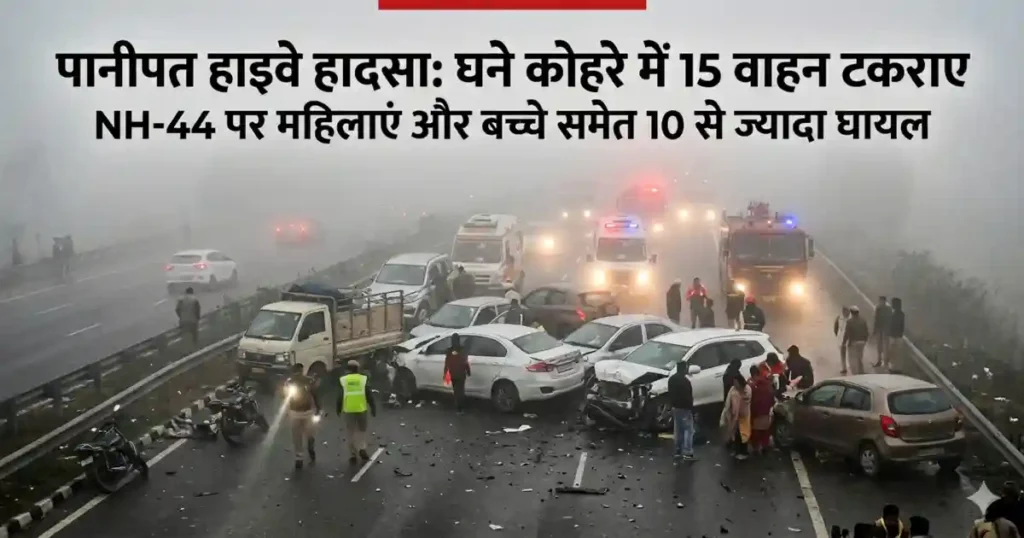 Panipat Fog Accident