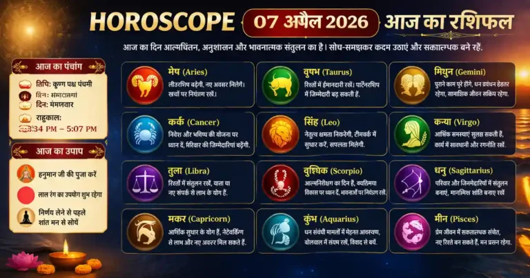 Horoscope 07 April 2026