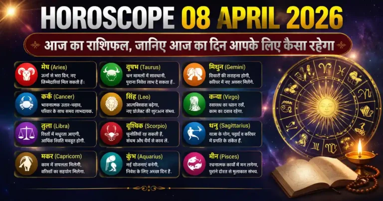 Horoscope 08 April 2026