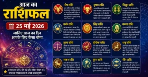 Horoscope 25 May 2026