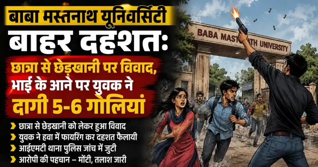 Baba Mastnath University Firing