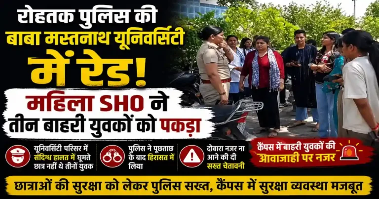 Raid in Baba Mastnath University
