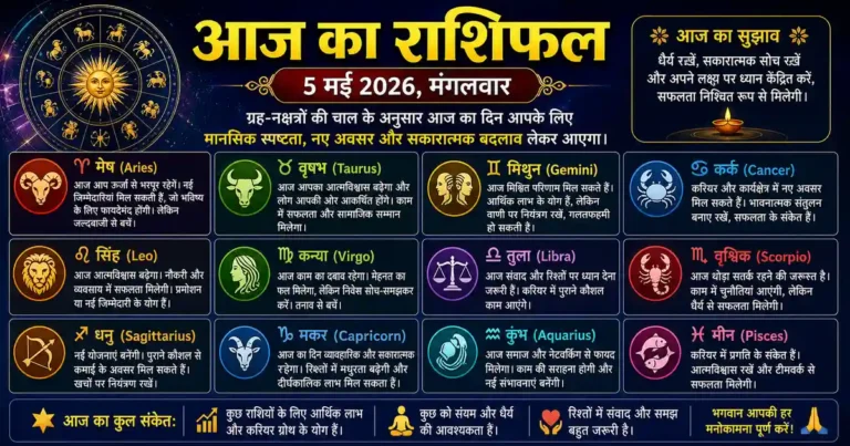 Horoscope 05 May 2026