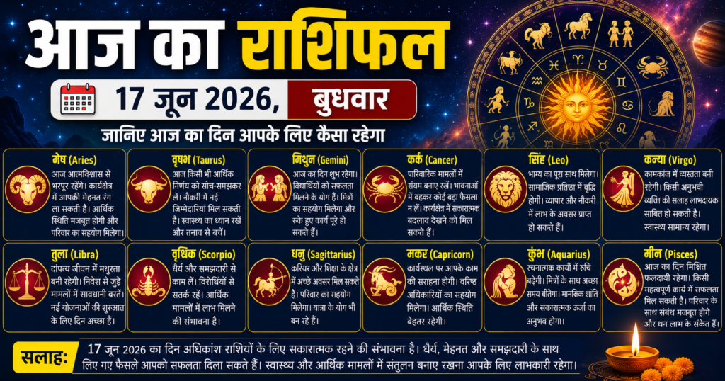 Horoscope 17 June 2026