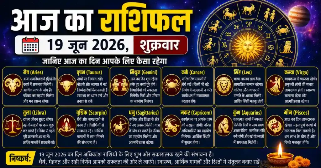 Horoscope 19 June 2026