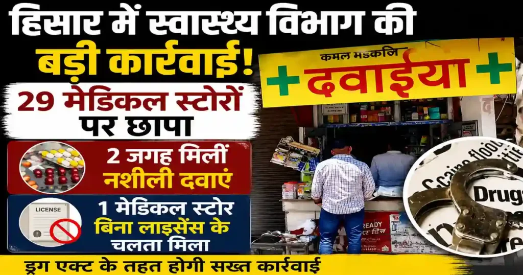 Hisar Medical Store Raid