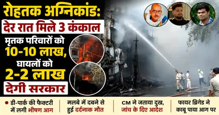 Rohtak D-Park Fire Incident