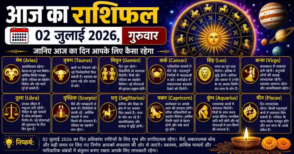 Horoscope 02 July 2026