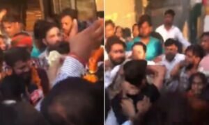Daksh Chaudhary Slapped Kanhaiya Kumar