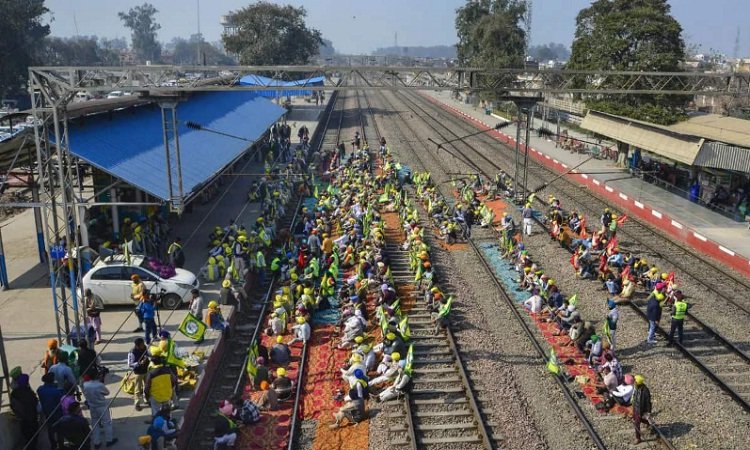 Rail Roko Protest by Farmers