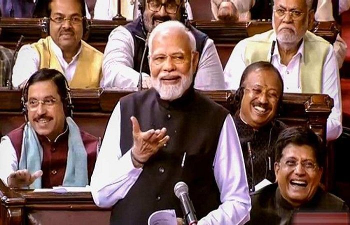 PM Modi in Rajya Sabha: “जितना कीचड़ उछालोगे, कमल उतना ही ज्यादा खिलेगा” PM मोदी