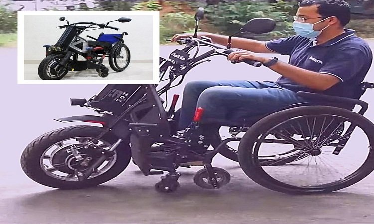 Wheelchair Becomes Scooter